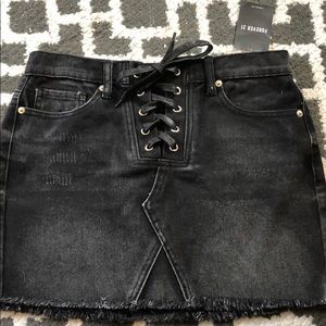 NWT Jean mini skirt